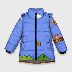Зимняя куртка для девочки Первый уровень Марио