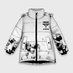 Куртка зимняя для девочки The Last of Us отпечатки, цвет: 3D-черный