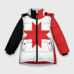 Зимняя куртка для девочки Флаг Удмуртии