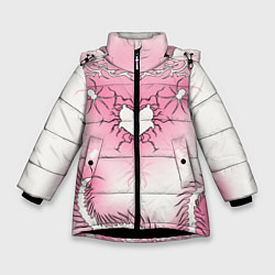 Зимняя куртка для девочки Сердце сколопендры