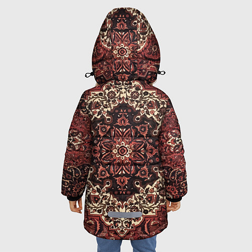 Зимняя куртка для девочки Ковролин / 3D-Красный – фото 4