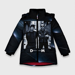 Зимняя куртка для девочки Depeche Mode - Мартин и Дэйв