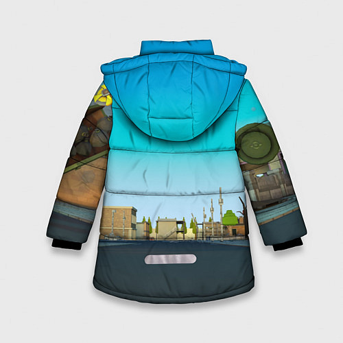 Зимняя куртка для девочки Маленький Мальчик Чикен Ган / 3D-Черный – фото 2
