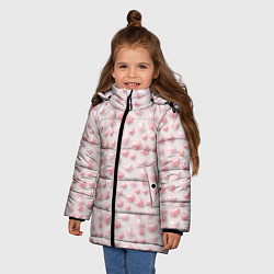 Куртка зимняя для девочки Heart dance, цвет: 3D-светло-серый — фото 2