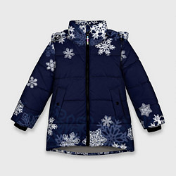 Зимняя куртка для девочки Воздушные снежинки