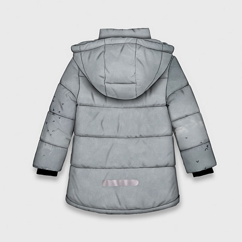 Зимняя куртка для девочки STALKER 2 одиночка постер / 3D-Светло-серый – фото 2