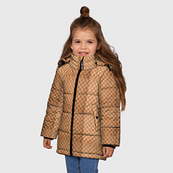 Куртка зимняя для девочки Сладкая вафелька, цвет: 3D-черный — фото 2