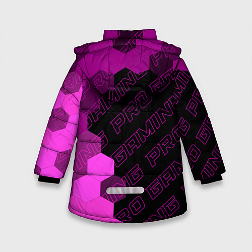 Зимняя куртка для девочки GTA 6 pro gaming по-вертикали / 3D-Черный – фото 2
