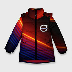 Зимняя куртка для девочки Volvo neon gradient auto