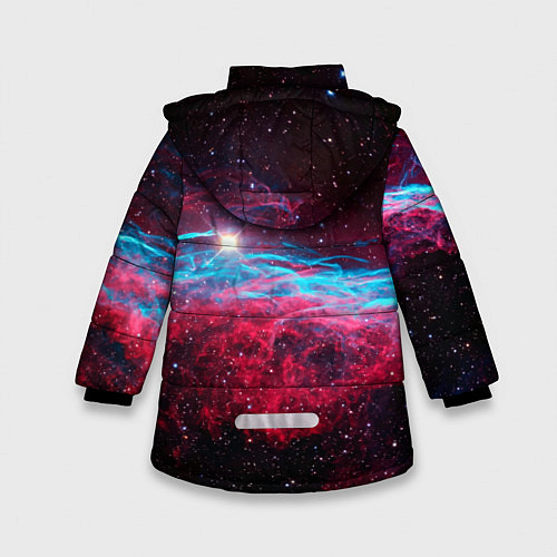 Зимняя куртка для девочки Uy scuti star - neon space / 3D-Черный – фото 2