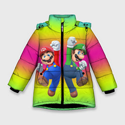 Зимняя куртка для девочки Братья Марио