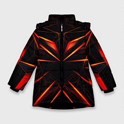 Зимняя куртка для девочки Оранжевый хрусталь