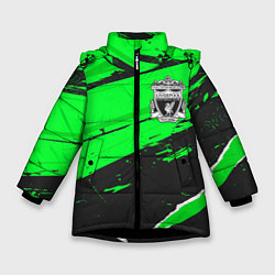 Зимняя куртка для девочки Liverpool sport green