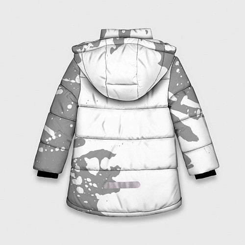 Зимняя куртка для девочки West Ham sport на светлом фоне вертикально / 3D-Черный – фото 2