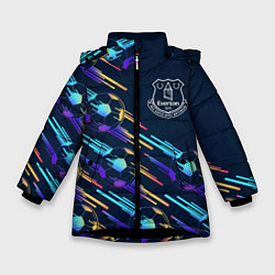 Зимняя куртка для девочки Everton градиентные мячи