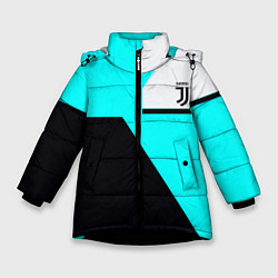 Зимняя куртка для девочки Juventus sport geometry fc
