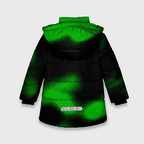 Зимняя куртка для девочки PSG sport halftone / 3D-Черный – фото 2