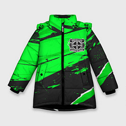 Зимняя куртка для девочки Bayer 04 sport green