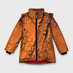 Зимняя куртка для девочки Каналы на Марсе - star dust