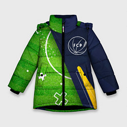 Зимняя куртка для девочки Porto football field