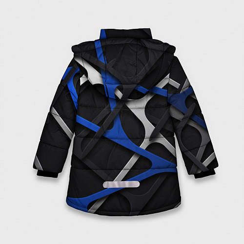 Зимняя куртка для девочки Subaru - 3D texture / 3D-Черный – фото 2