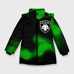 Зимняя куртка для девочки AEK Athens sport halftone