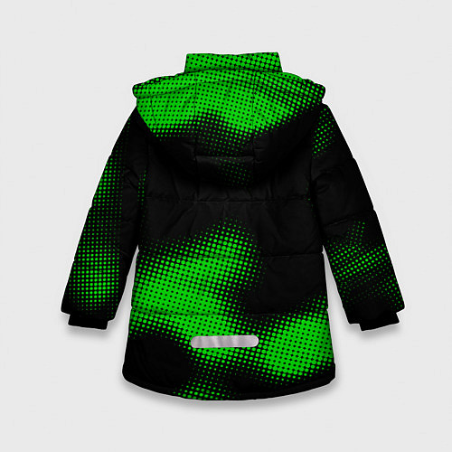 Зимняя куртка для девочки Borussia sport halftone / 3D-Черный – фото 2