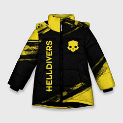 Зимняя куртка для девочки Helldivers: Skull Logo