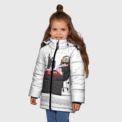 Куртка зимняя для девочки МАМЕН ХАЦКЕР, цвет: 3D-красный — фото 2