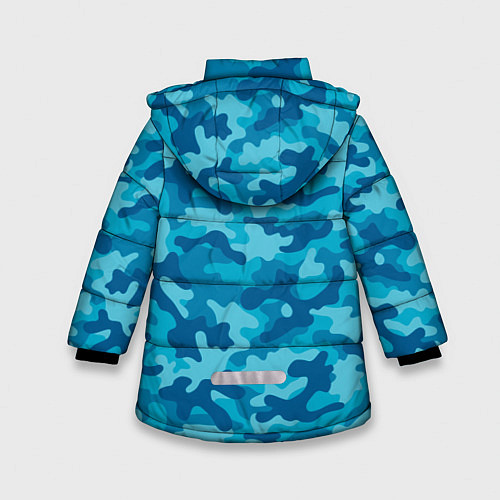 Зимняя куртка для девочки Камуфляж Люсии из gta 6 / 3D-Черный – фото 2