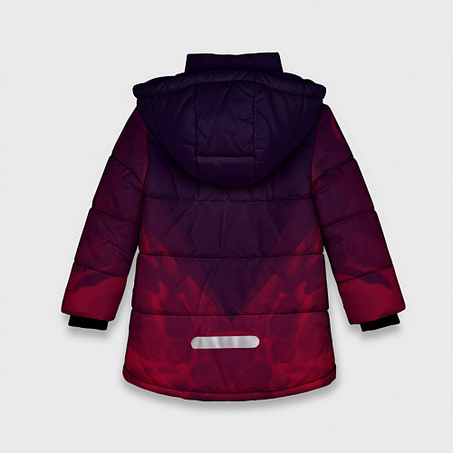 Зимняя куртка для девочки Control ужас исов / 3D-Черный – фото 2