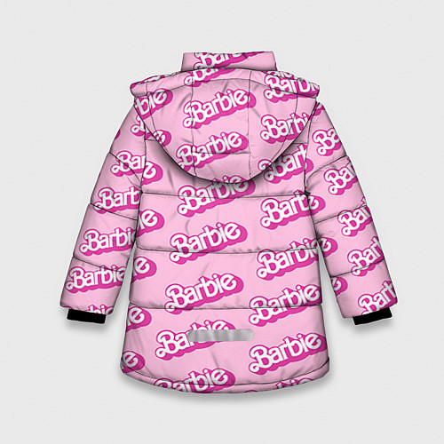 Зимняя куртка для девочки Barbie Pattern / 3D-Черный – фото 2