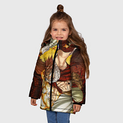 Куртка зимняя для девочки Фэйри Тэйл, цвет: 3D-красный — фото 2