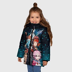 Куртка зимняя для девочки Sword Art Online, цвет: 3D-красный — фото 2