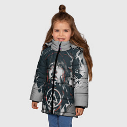Куртка зимняя для девочки Linkin Park: My Style, цвет: 3D-черный — фото 2