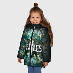 Куртка зимняя для девочки The Beatles Stories, цвет: 3D-светло-серый — фото 2