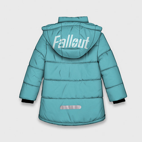 Зимняя куртка для девочки Fallout New Year / 3D-Черный – фото 2