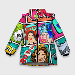 Зимняя куртка для девочки POP ART