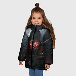 Куртка зимняя для девочки Fallout: New Vegas, цвет: 3D-черный — фото 2