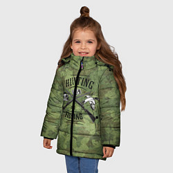 Куртка зимняя для девочки Hunting & Fishing, цвет: 3D-черный — фото 2