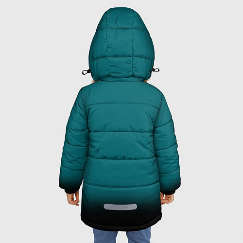 Зимняя куртка для девочки Хаус с таблеткой / 3D-Светло-серый – фото 4