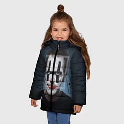 Куртка зимняя для девочки Clown House MD, цвет: 3D-черный — фото 2