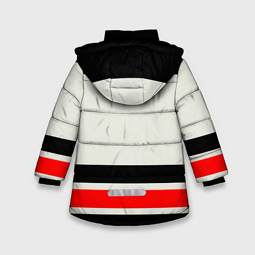 Зимняя куртка для девочки Chicago Blackhawks / 3D-Черный – фото 2