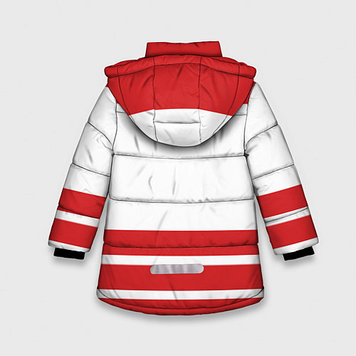 Зимняя куртка для девочки Detroit Red Wings / 3D-Черный – фото 2