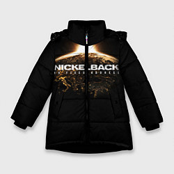 Куртка зимняя для девочки Nickelback: No fixed address, цвет: 3D-черный