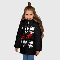 Куртка зимняя для девочки Группа АлисА, цвет: 3D-черный — фото 2