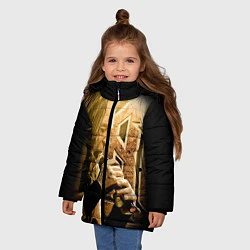 Куртка зимняя для девочки Кипелов: Ария, цвет: 3D-черный — фото 2