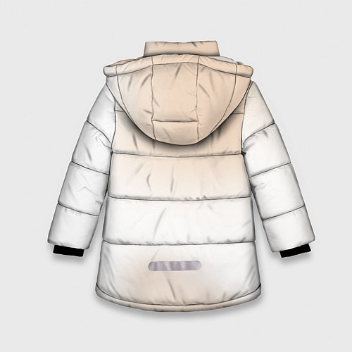 Зимняя куртка для девочки Горшок / 3D-Черный – фото 2