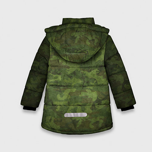 Зимняя куртка для девочки Главнокомандующий Коля / 3D-Черный – фото 2