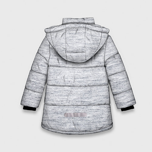 Зимняя куртка для девочки Йоркширский терьер / 3D-Черный – фото 2